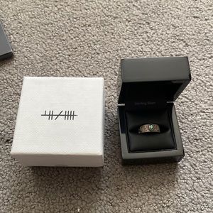 Celtic sterling silver ring, size 7 1/2